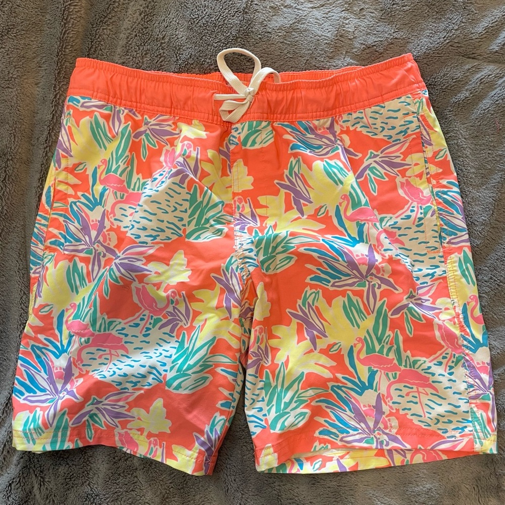 Tropical Floral Men's Swim Trunks